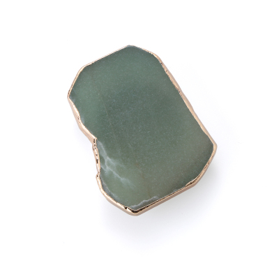 Natural stone mobile phone grip, mobile phone accessories, green aventurine
