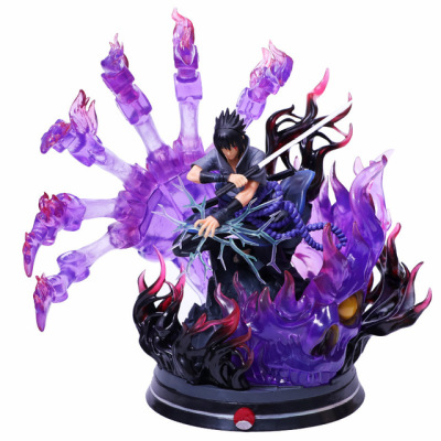 Manshing animation shadow GK god of the six sasuke sasuke can light statue model