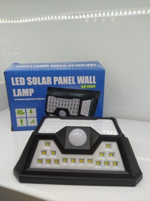 Souhui Solar Lighting 3D Solar Small Wall Lamp + USB Stereo Four-Side Bright Small Wall Lamp Outdoor Lamp