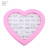 Korean simple heart box electroplating point drill jewelry stud custom two yuan shop 36 pairs of box stud spot