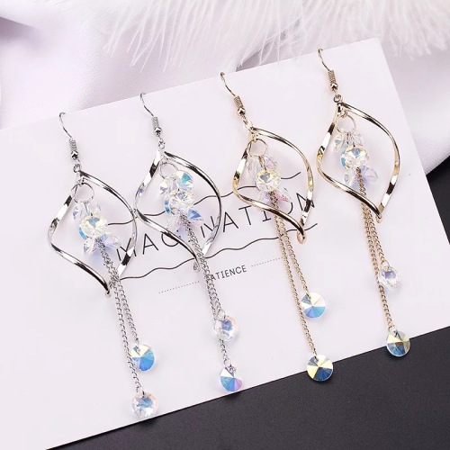 internet celebrity 2020 elegant tassel earrings sweet long pearl earrings korean new anti-allergy ear hook earrings