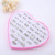 Korean simple heart box electroplating point drill jewelry stud custom two yuan shop 36 pairs of box stud spot