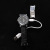 Usb charging watch windproof creative electronic cigarette lighter metal men watch lighter gift watch wholesale