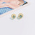 Korean-Style Internet Influencer Pearl Ear Studs Simple and Compact Retro Hong Kong Style Baroque Earrings Women's Sterling Silver Needle Earrings