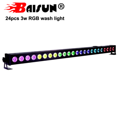 Baisun WP-12 24PCS x 3W RGB 3 in 1 LED wall washer stage lighting LED par light wall washer