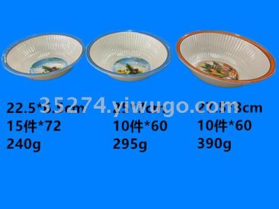 Miamine tableware Miamine bowl imitation ceramic decal bowl such as bowl soup bowl can be sold by ton FCL price concessions