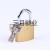 Padlock open lock head door lock key security lock locker small universal lock lock