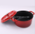 Cast iron enamel pot soup pot thickened double ear multi-functional stew pot enamel pig iron boiler range universal