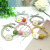 Poached egg Rubber band hair ring love hair rope Hair rope Korean style hair fascinate jewelry manufacturer wholesale