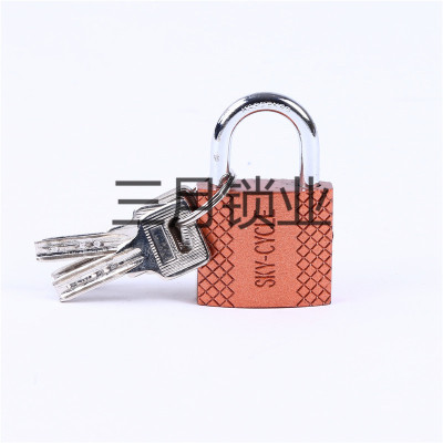 The Open padlock household small lock dormitory cabinet feel anti - theft lock small waterproof lock sub - cabinet lock