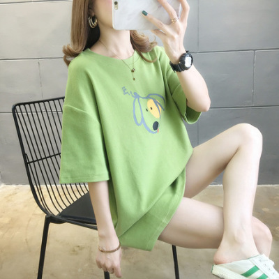 Instagram short sleeve T-shirt for students is designed to cover the waist