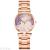 2020 new steel belt watch stylish simple women's quartz watch sweet style leaves decorative design watch