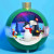 Factory direct Christmas ball gift set a music box revolving Santa Claus snowman night light crafts