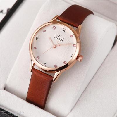 New Korean version of fashion women's watch color diamond original sufeng belt students quartz watch factory direct sale