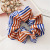 Japanese department new gingham hair ring large sculpture circle ins style female Korean version small pure and fresh elegant cloth ring heirloom hair rope