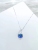 Sterling silver necklace with swarovski element crystal