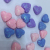 Factory Direct Sales, Acrylic Material, Small Peach Heart Gold Powder Beads