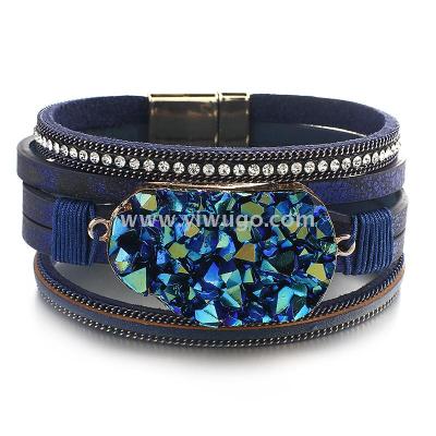 Bracelets for Women Fashion 2020 Bohemian Multilayer Wide Wrap Charms Bracelets & Bangles Jewelry
