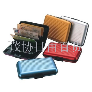 Company gift aluminum alloy credit card package business card box aluminum color card box antimagnetic bank card box