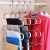 Multi-functional family s-shaped multilayer pants rack clip hanging pants hanger wardrobe received artifact pants hanging rack pants clip