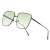 GM New Sunglasses Women's Ins Avocado Green UV-Proof Sunglasses to Make round Face Thin-Looked Wind Wind