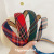 Vintage College style Textured Headband Versatile Plaid Headband Wide Brim Scottish girl Hair Clip Headband Hair Accessories
