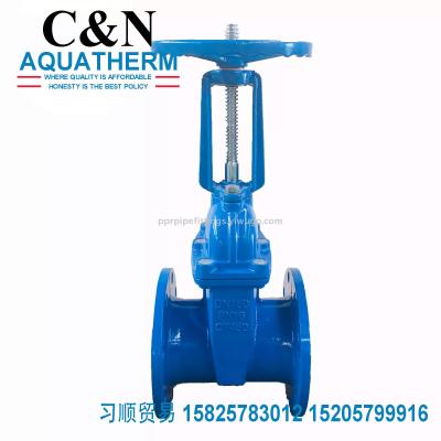 Export Middle East Africa rising stem resilient seat seal gate valve soft seal gate valve