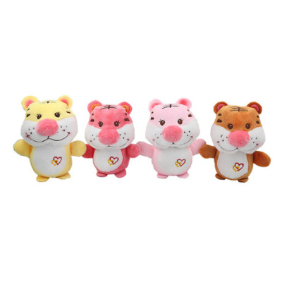 Paula Stuffed Toy Pendant Keychain Crystal Super Soft Cute Standing Tiger Factory Direct Sales in Stock