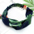 Summer instagram's new cloth art chiffon hair band with Korean middle cross knot for flamingo head in banana leaf