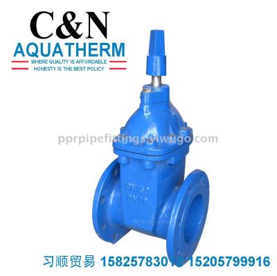 Professional export stem elastic seat seal gate valve country marked stem soft seal gate valve