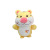 Paula Stuffed Toy Pendant Keychain Crystal Super Soft Cute Standing Tiger Factory Direct Sales in Stock