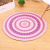 Simple living room carpet printing cushion round sofa tea table cushion of domestic hanging chair bedroom non-slip blanket