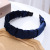 Cross-Border Korean Foreign Trade Internet Celebrity Pleated Headband High-End Gold Velvet European and American All-Matching out Support Headband Hair Fixer