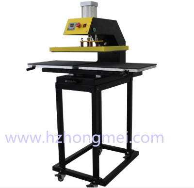 New Upgrade Design Pneumatic Double Working Tables Heat Press Machine with Stand