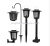 Douyin hot style solar mosquito lamp insect killer lamp mosquito killer trap mosquito repellent lamp solar lawn lamp