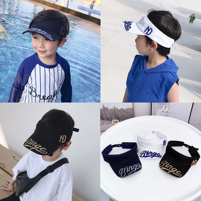 Hat Trendy Boys Hat Summer Topless Hat Girl's Sunhat Summer Boys and Girls Baby Sun Protection