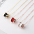 Niche design fashion black and white ceramic hot style small red book recommended Roman numerals clavicle necklace penda