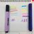 4 highlighter pens and 6 highlighter pens in PVC bag with key marking pen color marker pen