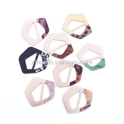 Irregular Japanese button acetic acid button high - grade \"women 's knot decoration button three