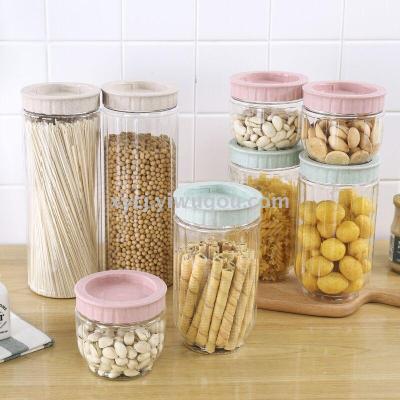 Kitchen cereal box stack sealed tank