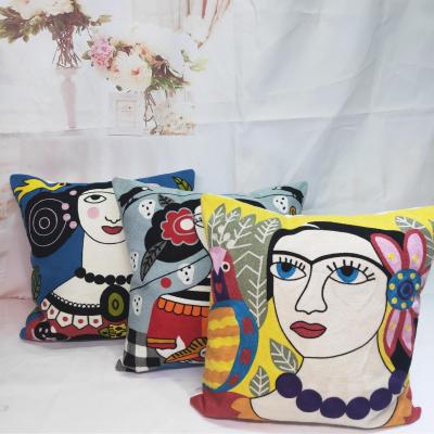 Picasso creative pillow manufacturers direct sofa pillow cushion a large quantity of goods