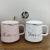 Vige ceramic marbling mug creative mug home coffee mug milk with lid spoon