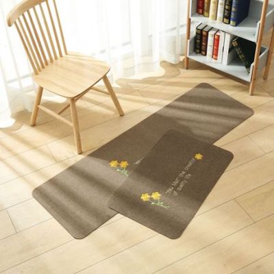 Hot style beautiful, practical, comfortable, soft, non-slip pad, stylish, simple, sand scraping and dust removal household land pad wholesale