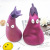 Simulation Eggplant Sand Filled Lala Toy Stretch Strong Creative TPR Stress Relief Compressable Musical Toy