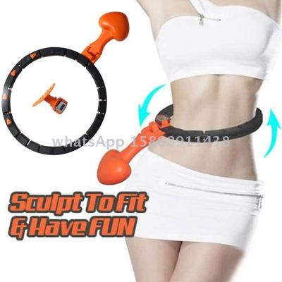 Slingifts New Auto-Spinning Hoop Smart Counting Loop Adjustable Waist Size Slimming Exercise Exercise Smart Hoop