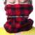 Winter Fashion Scarf Plaid Knitted Windproof Fleece Thickened Headgear Elastic Thermal Bandana Scarf Neck Scarf