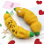 Sand Filling Stretchability Super Strong Simulation Banana Lala Squeezing Toy New TPR Fruit Toy Vent Ball
