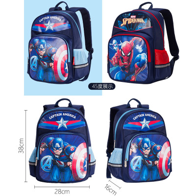 Disney new school bag primary school bag fashion boys and girls backpack children 1-3-5 backpack