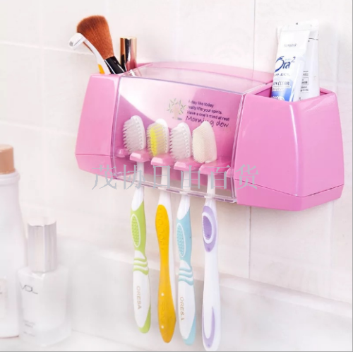 multi-functional toothbrush rack