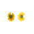 2020 trendy bling daisy earrings dangle charm fashion artificial flower eardrop fringe stud earrings jewelry for women